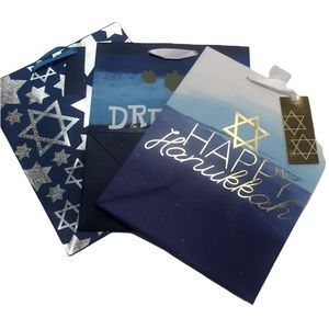 Set‎ of 3 Hanukkah Gift Bags NWT